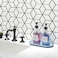 Kzeirm 2PCS Clear Dish Soap Dispenser for Kitchen with Rust Proof Pump 16 Oz Premium Hand Soap Dispenser for Bathroom Plastic Liquid Soap and Lotion DispenserBottles Set Waterproof Labels