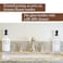 Artanis Home 304 Grade Stainless Steel Replacement Pumps for Large Glass Bottles 28400 2Pack Bronze Durable Soap Dispenser Pump Replacement