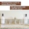 Artanis Home 304 Grade Stainless Steel Replacement Pumps for Large Glass Bottles 28400 2Pack Bronze Durable Soap Dispenser Pump Replacement