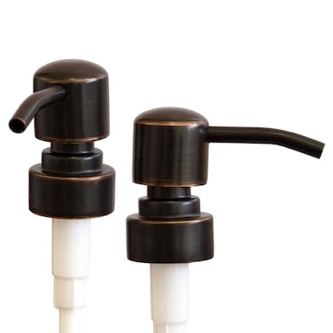 Artanis Home 304 Grade Stainless Steel Replacement Pumps for Large Glass Bottles 28400 2Pack Bronze Durable Soap Dispenser Pump Replacement