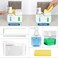 Bestseek Hand Soap and Dish Soap Dispenser Set for Kitchen Dual Soap Dispenser with Sponge Holder and Dishcloth Holder 4in1 Organizer for Kitchen Sink Countertop Useful Kitchen Gadgets White