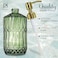 JASAI 18Oz Green Glass Soap Dispenser with Gold Rust Proof Pump Refillable Kitchen soap Dispenser for Dish Soap Soap Dispenser Bathroom for Hand soap Lotion Body Wash