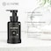 Luxspire Foaming Soap Dispenser Glass Foam Pump Soap Dispenser NonSlip Hand Soap Bottle with 5 Waterproof Labels 15 Oz Refillable Liquid Soap Bottle for Bathroom Kitchen Black 1 Pack