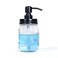 Easy-Tang Mason Jar Glass Hand Soap Dispenser Bathroom Kitchen Farmhouse Decor with Black 304 RustProof Stainless Steel Pump Ideal for Dish Detergent Liquid Lotion 16 Ounces