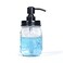 Easy-Tang Mason Jar Glass Hand Soap Dispenser Bathroom Kitchen Farmhouse Decor with Black 304 RustProof Stainless Steel Pump Ideal for Dish Detergent Liquid Lotion 16 Ounces