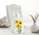 GABROC Sunflower Soap Dispenser Bathroom Ceramic Hand Soap Dispensers for Bathroom Liquid Soap Dispenser for Bathroom