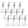 Bekith 12 Pack Foaming Soap Dispenser Pump Bottles 8oz 250ml Foaming Hand Soap Dispenser Refillable Liquid Soap Foaming Dispenser Empty Plastic Bottles for Kitchen Bathroom Commercial Clear