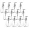 Bekith 12 Pack Foaming Soap Dispenser Pump Bottles 8oz 250ml Foaming Hand Soap Dispenser Refillable Liquid Soap Foaming Dispenser Empty Plastic Bottles for Kitchen Bathroom Commercial Clear