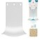 ZIOZERTT Dispenser Drip Tray Wall Mount Soap Dispenser BracketLaundry Detergent Drip Catcher Prevent Dripping and SprayingWhite