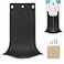 ZIOZERTT Dispenser Drip Tray Wall Mount Soap Dispenser Bracket Laundry Detergent Drip Catcher Prevent Dripping and Spraying Easy to CleanBlack