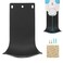 ZIOZERTT Dispenser Drip Tray Wall Mount Soap Dispenser Bracket Laundry Detergent Drip Catcher Prevent Dripping and Spraying Easy to CleanBlack