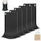 ZIOZERTT 5PCS Dispenser Drip Tray Wall Mount Soap Dispenser Bracket Laundry Detergent Drip Catcher Prevent Dripping and Spraying Easy to CleanBlack