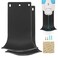 ZIOZERTT 2PCS Dispenser Drip Tray Wall Mount Soap Dispenser BracketLaundry Detergent Drip Catcher Prevent Dripping and Spraying Easy to CleanBlack
