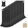 ZIOZERTT 10PCS Dispenser Drip Tray Wall Mount Soap Dispenser BracketLaundry Detergent Drip Catcher Prevent Dripping and Spraying Easy to CleanBlack