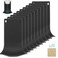 ZIOZERTT 10PCS Dispenser Drip Tray Wall Mount Soap Dispenser BracketLaundry Detergent Drip Catcher Prevent Dripping and Spraying Easy to CleanBlack