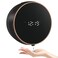 Monstake Automatic Soap Dispenser Liquid Bathroom Wall Mount Rechargeable Touchless Adjustable Auto Smart Electric Plastic Black Soap Dispenser with Clock Kitchen Hand Dish Lotion Couple Kids