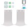 Jefaniim Drip Tray for Automatic Soap Dispenser Wall Mount and Hand Sanitizer Dispenser 2pcs White