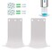 Jefaniim Drip Tray for Automatic Soap Dispenser Wall Mount and Hand Sanitizer Dispenser 2pcs White