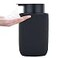 BSDISP Black Foaming Hand Soap Dispenser Bathroom Lotion Hand Pump Dispenser Matte Black Foam Soap Dispenser Ceramic Dish Liquid Dispenser for Hand Wash Dispenser Rubber Paint
