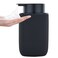 BSDISP Black Foaming Hand Soap Dispenser Bathroom Lotion Hand Pump Dispenser Matte Black Foam Soap Dispenser Ceramic Dish Liquid Dispenser for Hand Wash Dispenser Rubber Paint