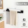 STWWO Matte Black Bathroom Accessories Hardware Set 5Piece Stainless Steel Towel Racks for Bathroom 16 Inch Bath Towel Bar Set Wall Mounted
