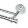 Gatco 4414 Cafe Double Towel Bar ChromeWall Mounted 26 Inch Double Towel Holder Rack for Bathroom
