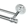 Gatco 4414 Cafe Double Towel Bar ChromeWall Mounted 26 Inch Double Towel Holder Rack for Bathroom