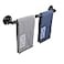 NearMoon Industrial Pipe Towel Bar Heavy Duty Bathroom Hardware Towel Holder Accessory Wall Mounted DIY Rustic Iron Bathroom Towel Rack Holder 18 Inch Black