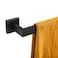 KOKOSIRI 24Inch Single Towel Bar Bathroom Kitchen Towel Holder Wall Mounted SUS304 Stainless Steel Towel Rack Matte Black B4003BKL24