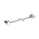 JiePai 1728 Extendable Suction Cup Towel Bar Rustproof Adjustable Bath Towel Rack No Drilling Removable Vacuum Towel Rail for Bathroom Shower Door Suction Cup Chrome