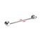 JiePai 1728 Extendable Suction Cup Towel Bar Rustproof Adjustable Bath Towel Rack No Drilling Removable Vacuum Towel Rail for Bathroom Shower Door Suction Cup Chrome