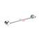 JiePai 1728 Extendable Suction Cup Towel Bar Rustproof Adjustable Bath Towel Rack No Drilling Removable Vacuum Towel Rail for Bathroom Shower Door Suction Cup Chrome