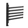 JYL HOME Swivel Hand Towel Bar Bathroom Swing Hanger Towel Rack Holder Matte Black Finish Wall Mounted 5Arm