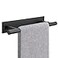 NearMoon Self Adhesive Hand Towel HolderTowel Ring Stainless Steel Hand Towel Bar Rustproof Stick on WallTowel Rack for BathroomKitchen Sticky and Wall Mounted 1 Matte Black