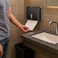 PLUSSEN Paper Towel Dispenser Wall Mount Commercial with Key Lock Compact Multifold Paper Towels Dispenser Wall Mount Folded Hand Towel Dispenser Holder for Bathroom Office Kitchen Black