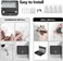 PLUSSEN Paper Towel Dispenser Wall Mount Commercial with Key Lock Compact Multifold Paper Towels Dispenser Wall Mount Folded Hand Towel Dispenser Holder for Bathroom Office Kitchen Black