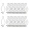 Bonsicoky 60 Pcs Drop Ceiling Hook Clips with Hook Grid Hanging Ceiling Hook Clips for Office Classroom Home Party and Wedding Decoration