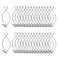 Bonsicoky 60 Pcs Drop Ceiling Hook Clips with Hook Grid Hanging Ceiling Hook Clips for Office Classroom Home Party and Wedding Decoration