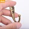 Alele 12Pcs Brass Wall HooksSingle Prong Hook HangerRobe Towel HooksZinc Die Cast Single Prong Hook 12p