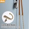 Alele 12Pcs Brass Wall HooksSingle Prong Hook HangerRobe Towel HooksZinc Die Cast Single Prong Hook 12p