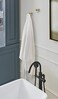 Amerock BH36070BBZ Golden Champagne Single Robe Hook 138 inch 35 mm Length Towel Holder Appoint Towel Hook for Bathroom Bathroom Hardware Bath Accessories