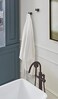 Amerock BH36070ORB Oil Rubbed Bronze Single Robe Hook 138 inch 35 mm Length Towel Holder Appoint Towel Hook for Bathroom Bathroom Hardware Bath Accessories