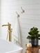 Amerock H37002CZ Kinsale Double Prong Decorative Wall Hook Champagne Bronze Hook for Coats Hats Backpacks Bags Hooks for Bathroom Bedroom Closet Entryway Laundry Room Office