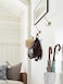 Amerock H37002CZ Kinsale Double Prong Decorative Wall Hook Champagne Bronze Hook for Coats Hats Backpacks Bags Hooks for Bathroom Bedroom Closet Entryway Laundry Room Office