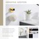 Angle Simple Towel Hook Black Gold 304 Stainless Steel Square Robe Bathroom Hook for Wall