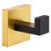 Angle Simple Towel Hook Black Gold 304 Stainless Steel Square Robe Bathroom Hook for Wall