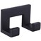 APLusee Double Robe Towel Hook Matte Black SUS 304 Stainless Steel Square LShaped Dual Coat Hook Utility Bath Kitchen Storage Hanger Holder