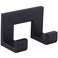 APLusee Double Robe Towel Hook Matte Black SUS 304 Stainless Steel Square LShaped Dual Coat Hook Utility Bath Kitchen Storage Hanger Holder