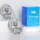AST Cute DoubleCat Suction Cup Hook 2 Pack Heavy Duty Hooks Upgraded Reliable Force of both Adhesion and Vacuum Wall Holders for Loofah Towel Coat and Bath Robe Waterproof Hanger Matte Silver