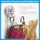 AST Cute DoubleCat Suction Cup Hook 2 Pack Heavy Duty Hooks Upgraded Reliable Force of both Adhesion and Vacuum Wall Holders for Loofah Towel Coat and Bath Robe Waterproof Hanger Matte Silver